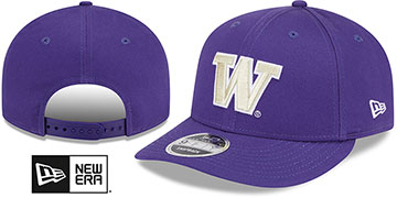 Washington LOW-CROWN TEAM-BASIC SNAPBACK Purple Hat by New Era