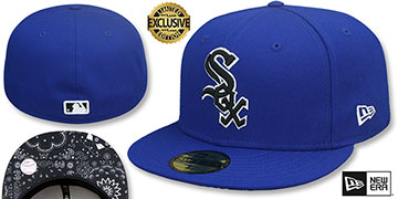 White Sox 'BLACKDANA BOTTOM' Royal Fitted Hat by New Era