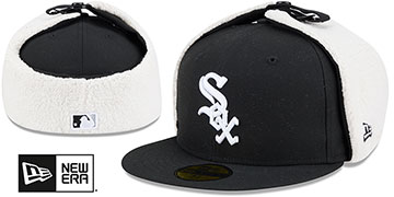 White Sox CLASSIC DOGEAR Black Fitted Hat by New Era