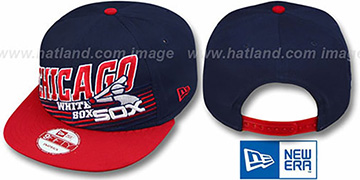 White Sox COOP STILL ANGLIN SNAPBACK Navy-Red Hat by New Era