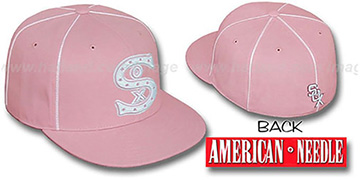 White Sox PINK CADDY Fitted Hat by American Needle