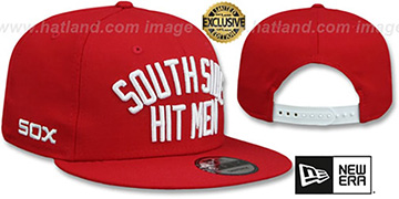 White Sox SOUTH SIDE HITMEN SNAPBACK Red Hat by New Era