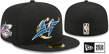 Wizards ALL STAR ANNIVERSARY SIDE-PATCH Black Fitted Hat by New Era