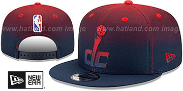 Wizards BACK HALF FADE SNAPBACK Hat by New Era