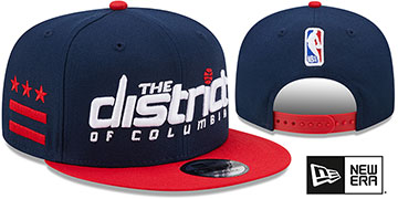 Wizards STATEMENT SNAPBACK Navy-Red Hat by New Era