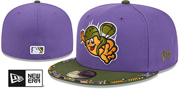 Woodpeckers 2026 COPA DE LA DIVERSION Purple-Olive Fitted Hat by New Era
