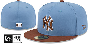 Yankees 2026 COLOR PACK Blue-Rust Fitted Hat by New Era