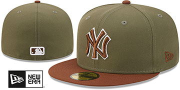 Yankees 2026 COLOR PACK Olive-Rust Fitted Hat by New Era