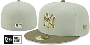 Yankees 2026 COLOR PACK Sage-Olive Fitted Hat by New Era