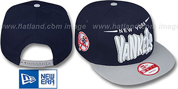 Yankees 2T DOPETASTIC SNAPBACK Navy-Grey Hat by New Era