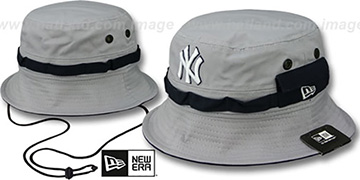 Yankees ADVENTURE Grey Bucket Hat by New Era