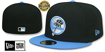 Yankees ALTERNATE FORCE Black-Blue  Fitted Hat by New Era