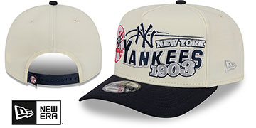 Yankees CLASSIC A-FRAME SNAPBACK Chrome-Navy Hat by New Era