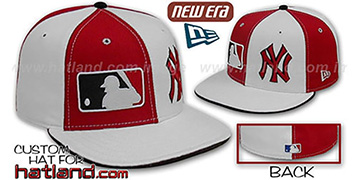 Yankees DOUBLE WHAMMY Red-White Fitted Hat
