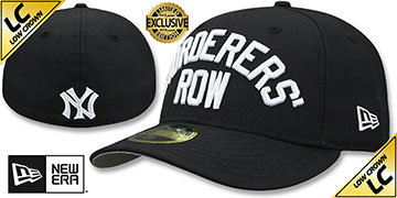 Yankees LOW-CROWN MURDERERS ROW Black Fitted Hat by New Era