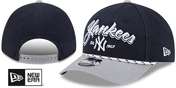 Yankees TEAM LOYAL M-CROWN SNAPBACK Navy-Grey Hat by New Era