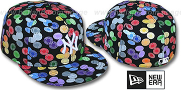 Yankees 'TOKENS' Black-Multi Fitted Hat by New Era