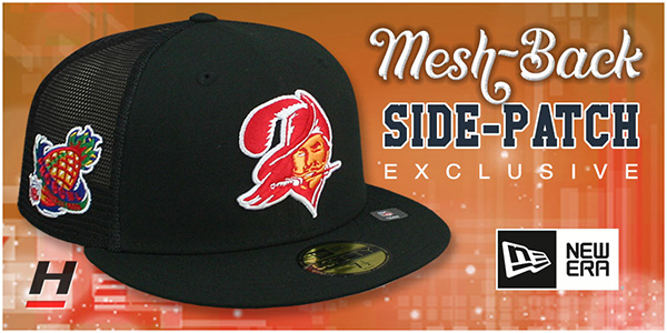 Mesh-Back Side-Patch Hats