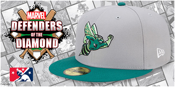 MiLB Marvel Defenders Hats