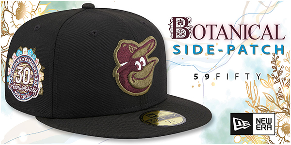 Botanical Side-Patch Hats