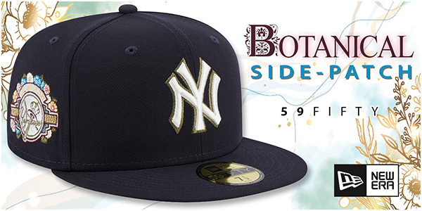 Botanical Side-Patch Hats