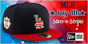 MLB July 4th Hats