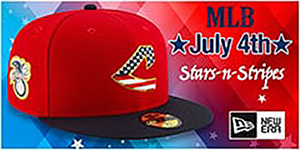 MLB July 4th Hats