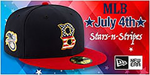 MLB July 4th Hats