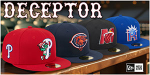 Deceptor Hats: Get your hands on the New Era DECEPTOR hats featuring an exciting blend of team logos that will show your team spirit in a new way! Get MLB