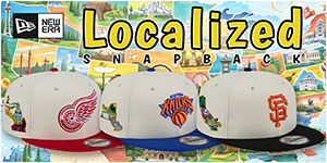 Localized Snapback Hats: Rep your team and your roots in style with the LOCALIZED SNAPBACK Chrome by New Era with a clean chrome crown