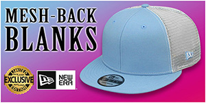 Mesh-Back Blank Hats