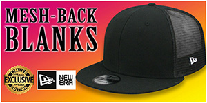 Mesh-Back Blank Hats