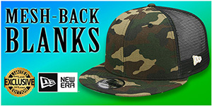 Mesh-Back Blank Hats