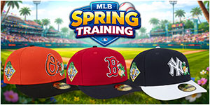 MLB Spring Training Hats: Show off your team spirit as baseball's newcomers and biggest stars gear up for the new season. Don't miss out on these Low-Profile 59FIFTY Fitteds with Grapefruit or Cactus League details and Official 2026 Spring Training Side-Patch!