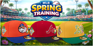 MLB Spring Training Hats: Show off your team spirit as baseball's newcomers and biggest stars gear up for the new season. Don't miss out on these Low-Profile 59FIFTY Fitteds with Grapefruit or Cactus League details and Official 2026 Spring Training Side-Patch!