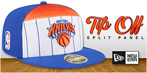 NBA Split Panel Tip Off Hats: Split the panels. Own the moment. The NBA Split Panel Tip Off Fitted Hats are a bold design that brings team pride front and center that brings team pride front and center. With premium construction and vibrant split-panel detailing