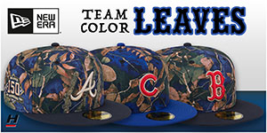 Team-Color Leaves Hats: Stand out in every inning with this bold LEAVES Side-Patch 59FIFTY