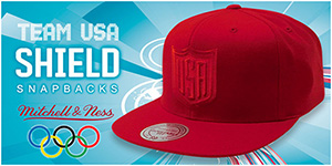 Team USA Shield Snapback Hats