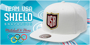 Team USA Shield Snapback Hats
