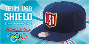 Team USA Shield Snapback Hats