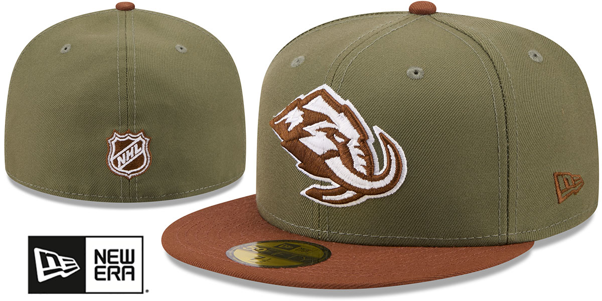 Utah Mammoth 2026 COLOR PACK Olive-Rust Fitted Hat by New Era
