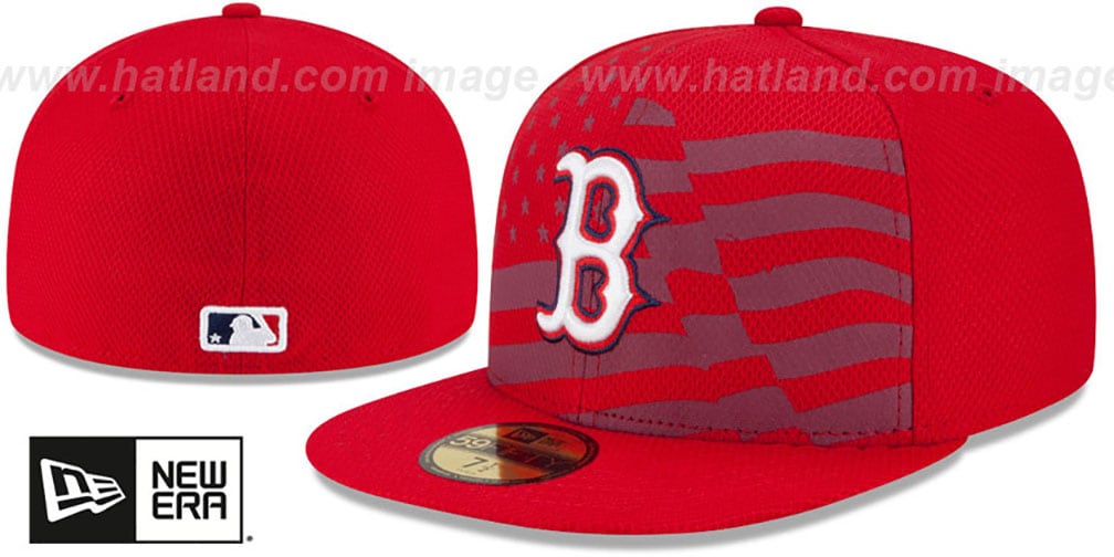 Boston Red Sox 2015 JULY 4TH STARS N STRIPES Hat by New Era