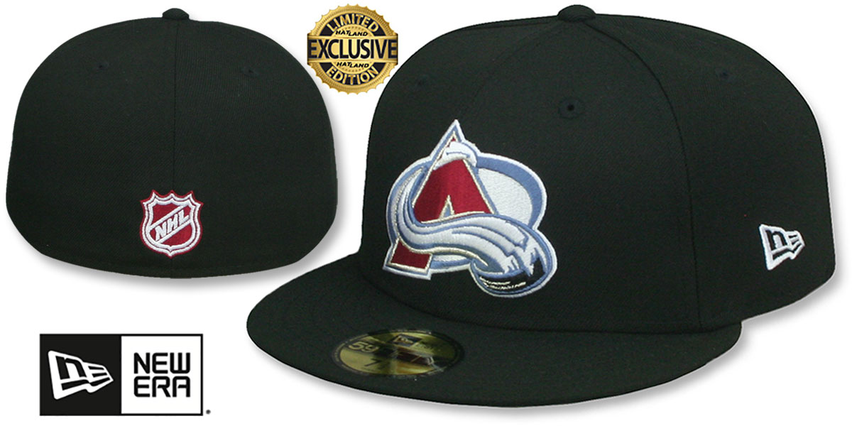 Colorado Avalanche NHL TEAM-BASIC Black Fitted Hat by New Era