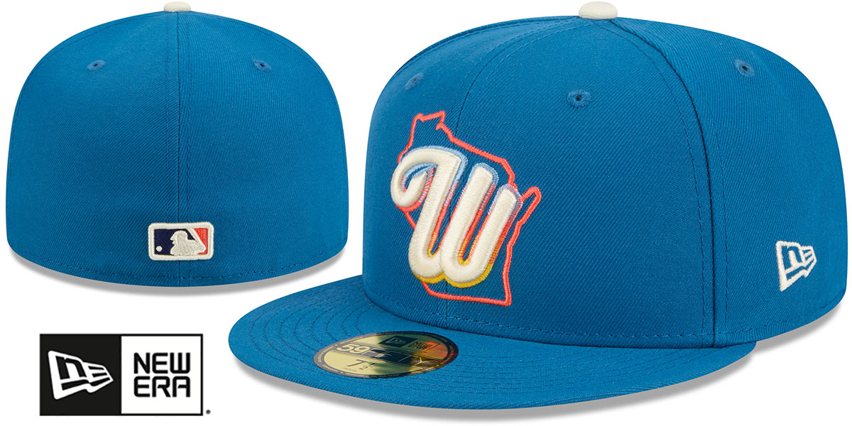 Milwaukee Brewers 2026 CITY CONNECT ONFIELD Blue Fitted Hat by New Era