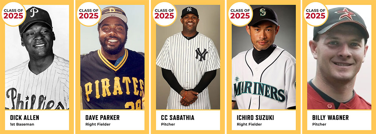 Baseball Hall of Fame Class of 2025