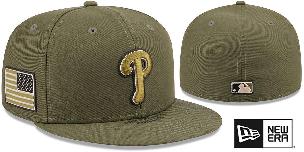Philadelphia Phillies 2026 ARMED FORCES STARS N STRIPES Hat by New Era