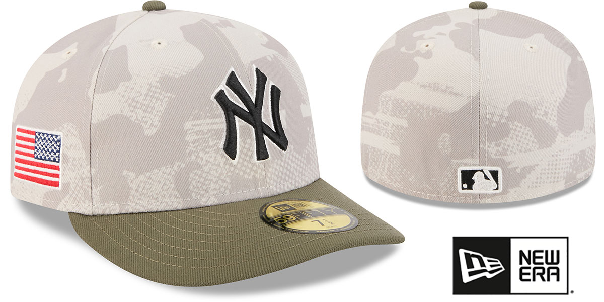 New York Yankees 2025 ARMED FORCES STARS N STRIPES Hat by New Era
