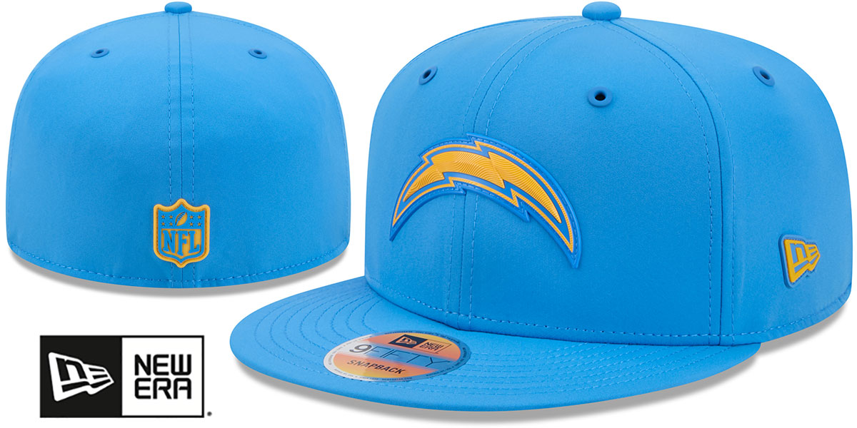 Los Angeles Chargers 2026 NFL SIDELINE Blue Fitted Hat by New Era