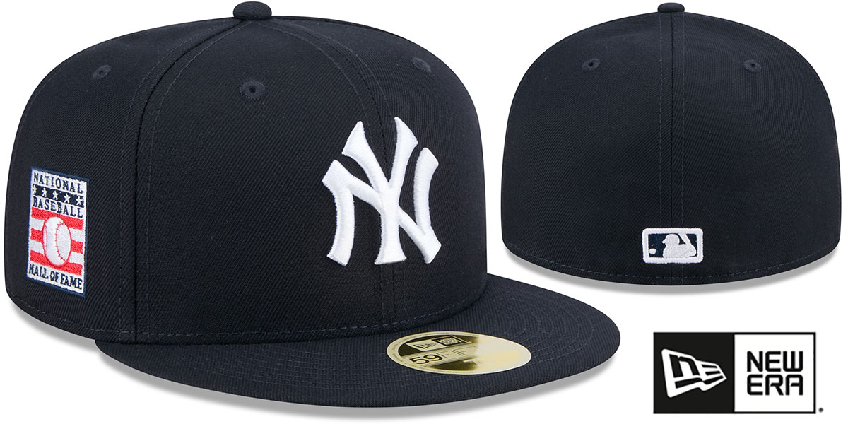New York Yankees 2025 HALL OF FAME GAME Fitted Hat by New Era