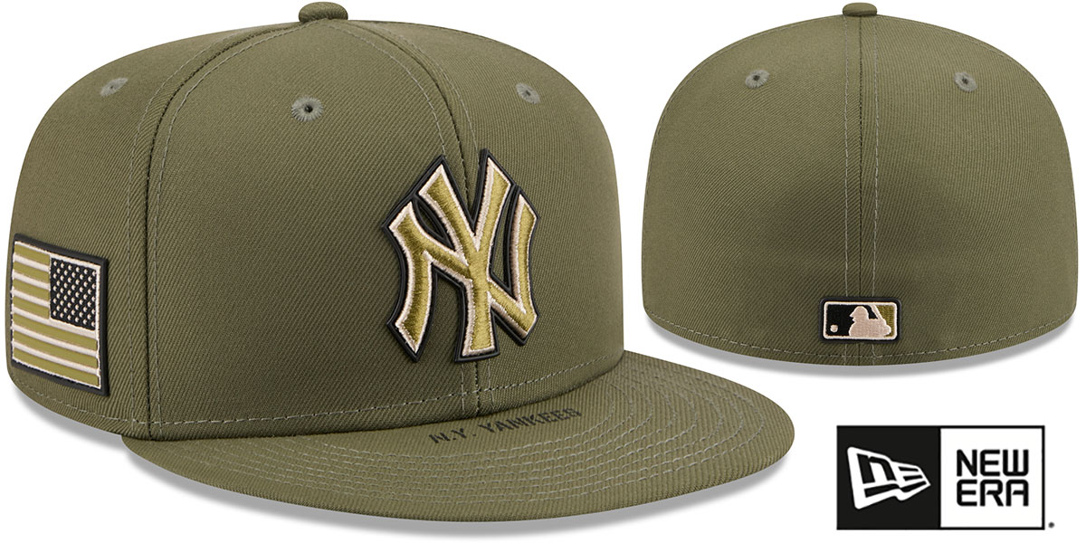 New York Yankees 2026 ARMED FORCES STARS N STRIPES Hat by New Era